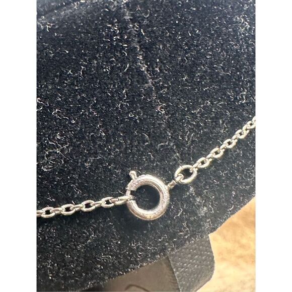 Stunning adjustable Vintage butterfly -Shaped Blue Turquoise Silver tone Pendant - Picture 4 of 6